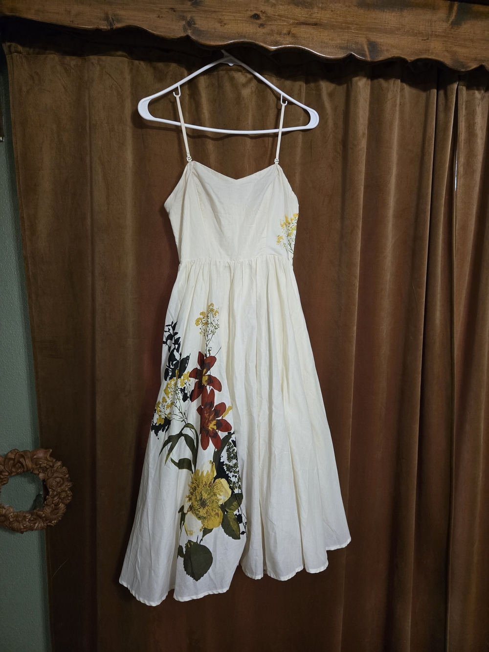 Moulinette Soeurs Cream Smocked Bodice Dress